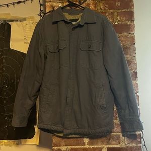 Grey, outdoor life button down jacket
